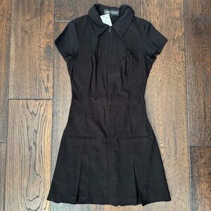 ZARA Black Skater Dress